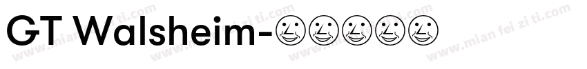 GT Walsheim字体转换